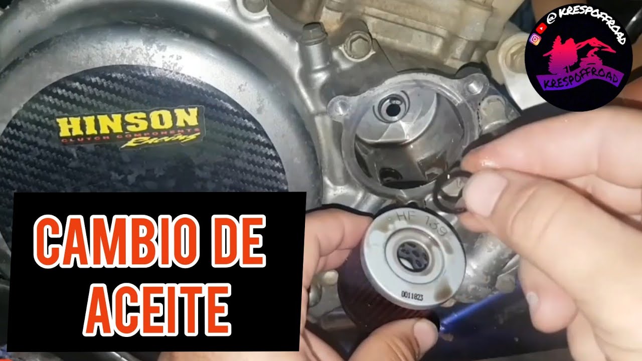 Cambio de aceite Suzuki Ltz400  Español | Krespoffroad