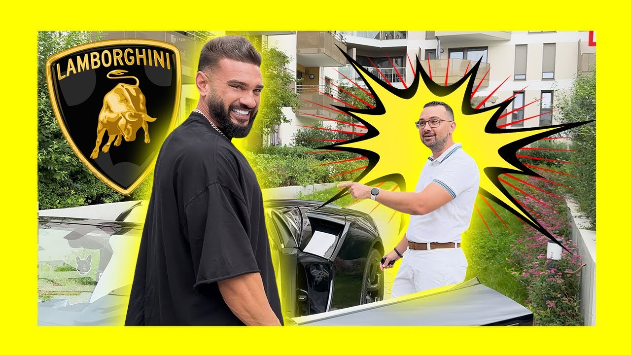 FRATELE MEU IMI CONDUCE LAMBO PRIMA OARA.. PRIMUL SUPERCAR IN CARE SE URCA !!