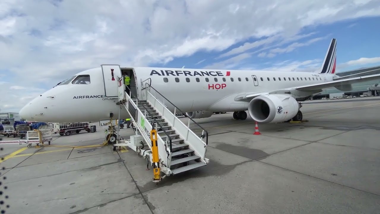 Air France Embraer E190 Frankfurt-Paris (FRA-CDG) (07/01/2024)