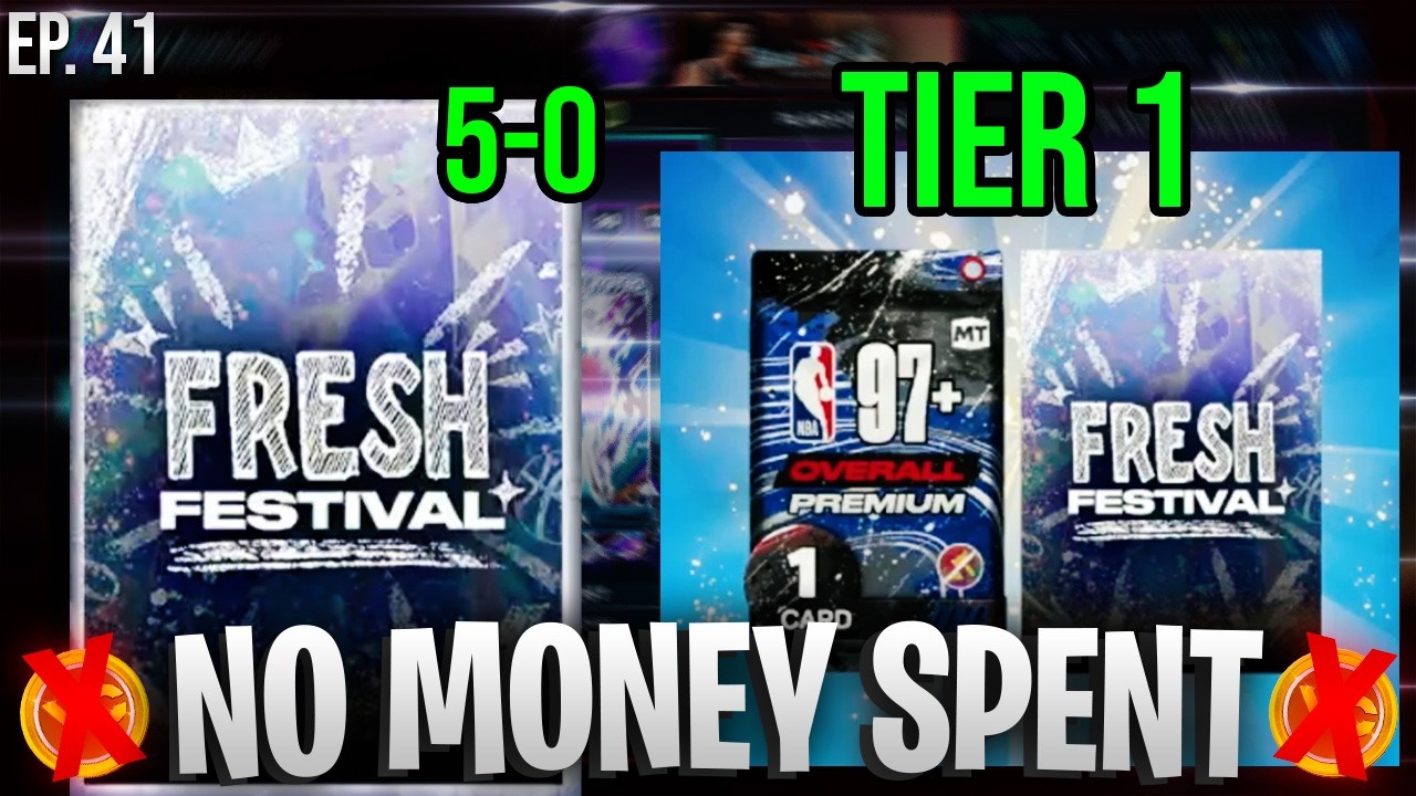 NO MONEY SPENT #41 - GOING 5-0 FOR 100 OVR EVENT PIECE & REACHING TIER 1 KOTC! NBA 2K26 MYTEAM