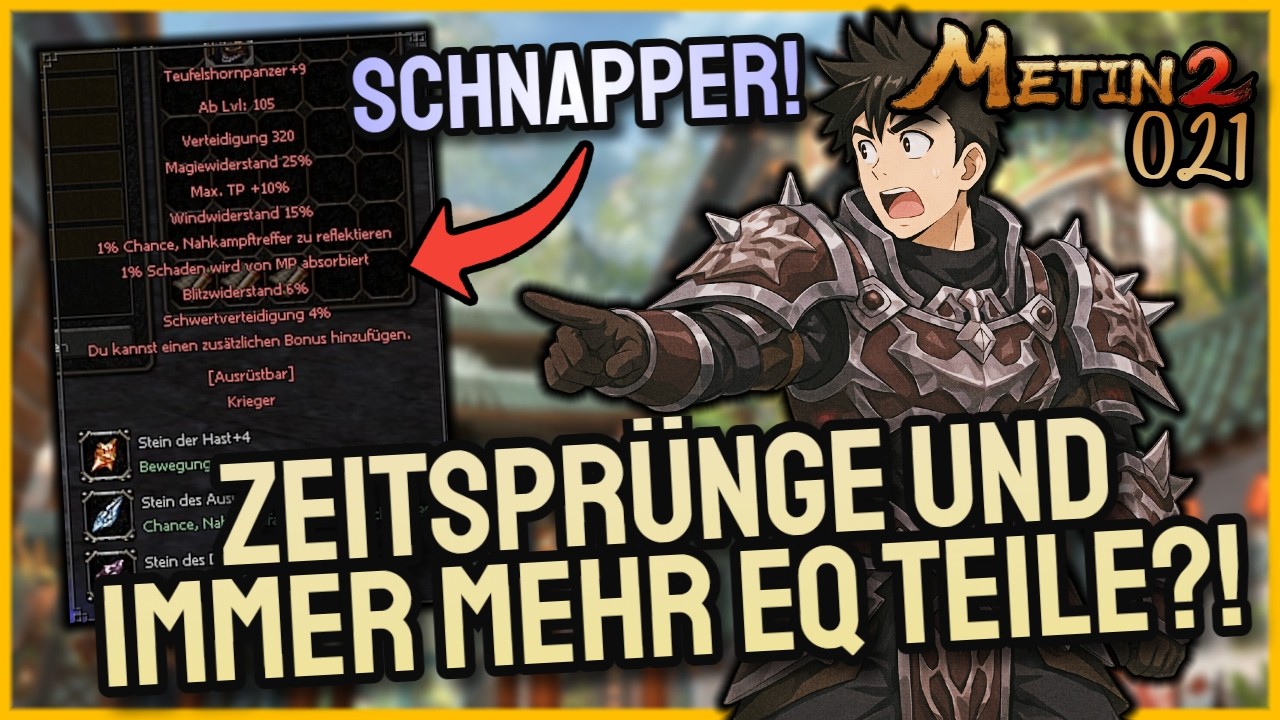 Metin2 Tigerghost 🦁 Lv. 42 Mentalo Projekt [ #021 ] 🦁 Noch mehr EQ kaufen & Zeitsprünge!