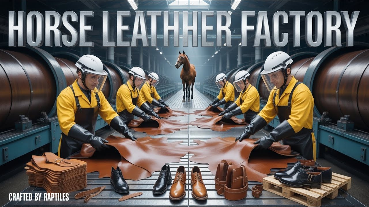 Inside a High-Tech Horse Leather Facility | Step-by-Step Production