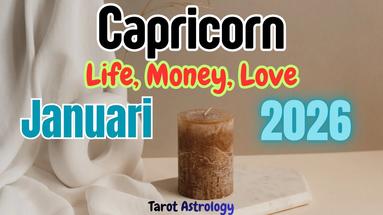 Capricorn 2026 Januari 💫Banyak menahan diri