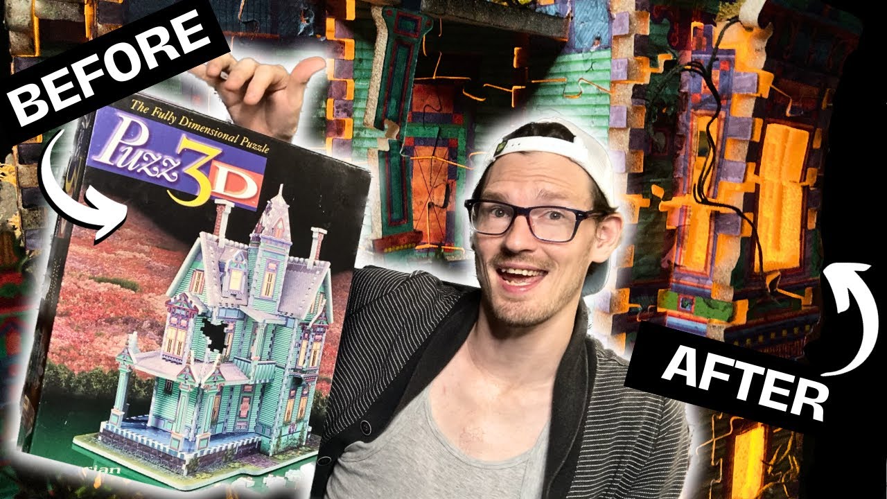 I turned this Puzz3D into a HAUNTED HOUSE