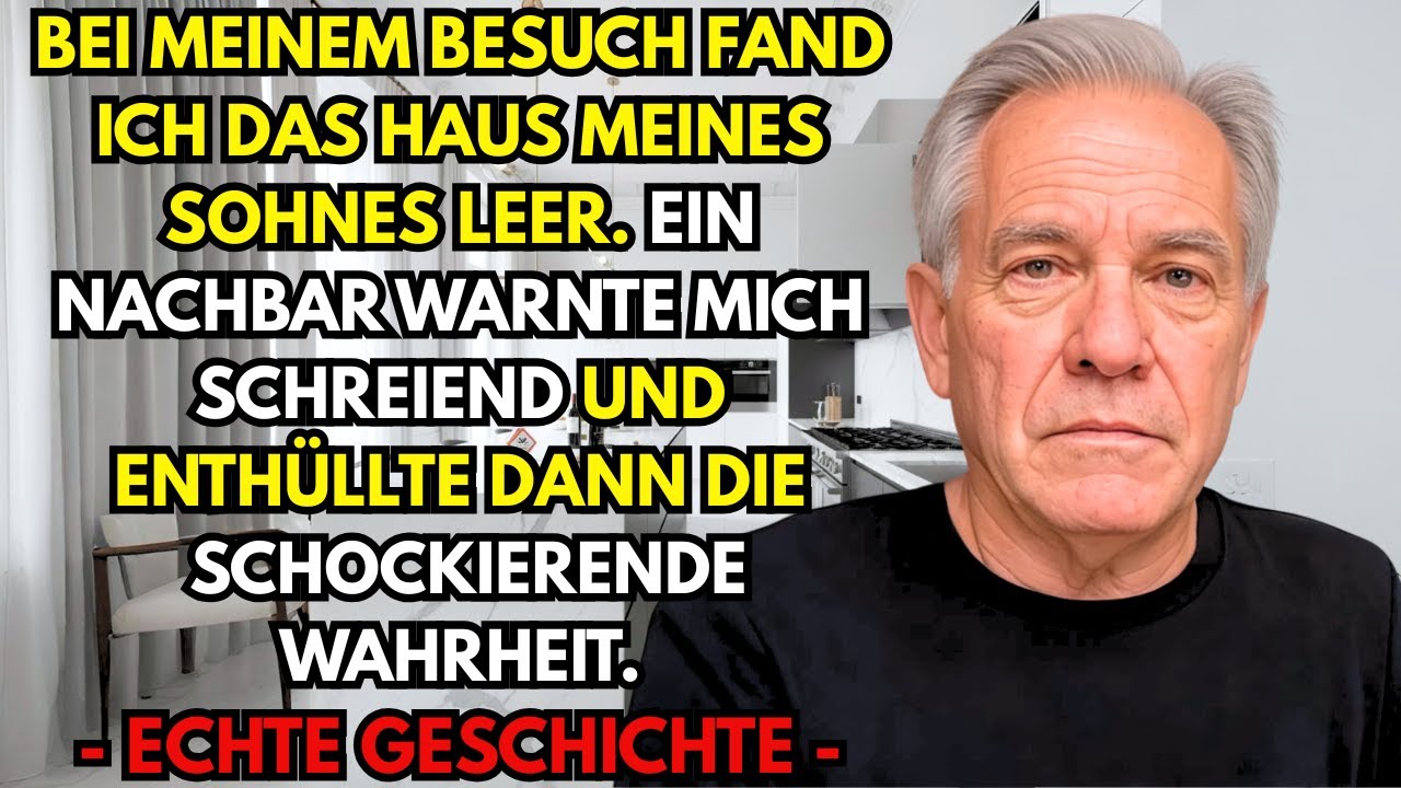 Ich wollte meinen Sohn besuchen, doch niemand war da. Da kam sein Nachbar angerannt und schrie ...