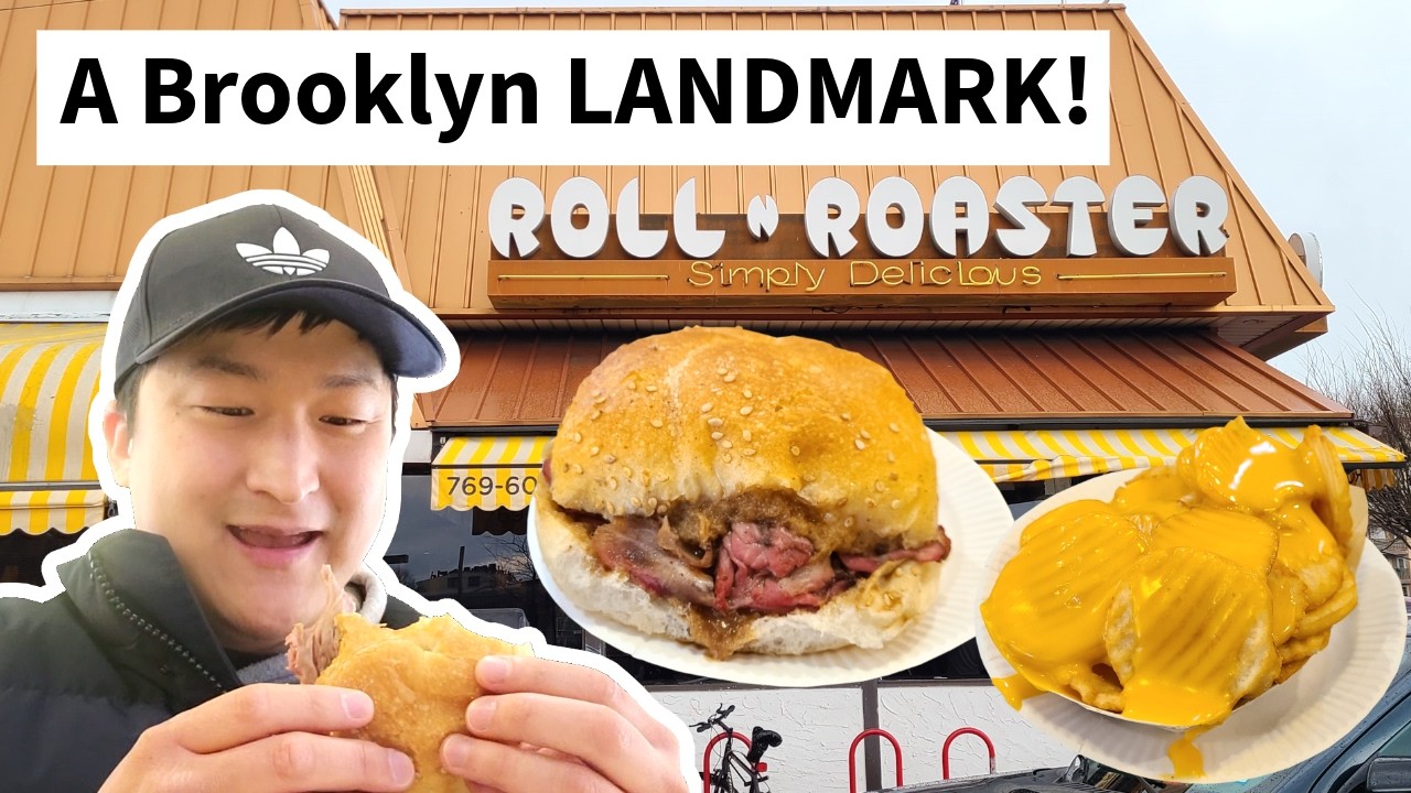 A Brooklyn LANDMARK! Trying Roll N Roaster's ICONIC Roast Beef!