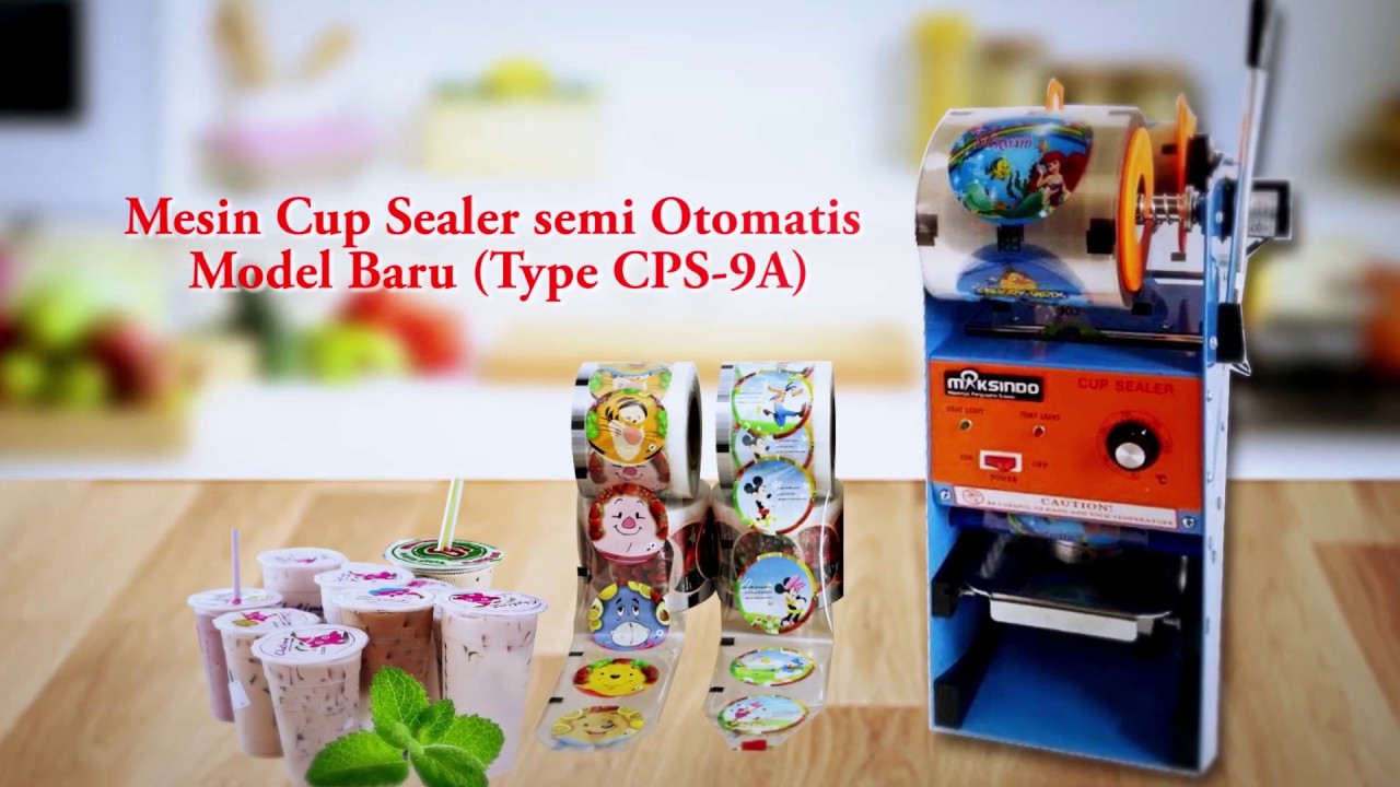 Mesin Cup Sealer semi Otomatis Model Baru (Type CPS-9A)