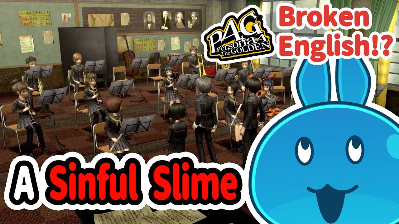Playing Persona4... With My Very Broken English🐰😂🐰#32|A Sinful Slime