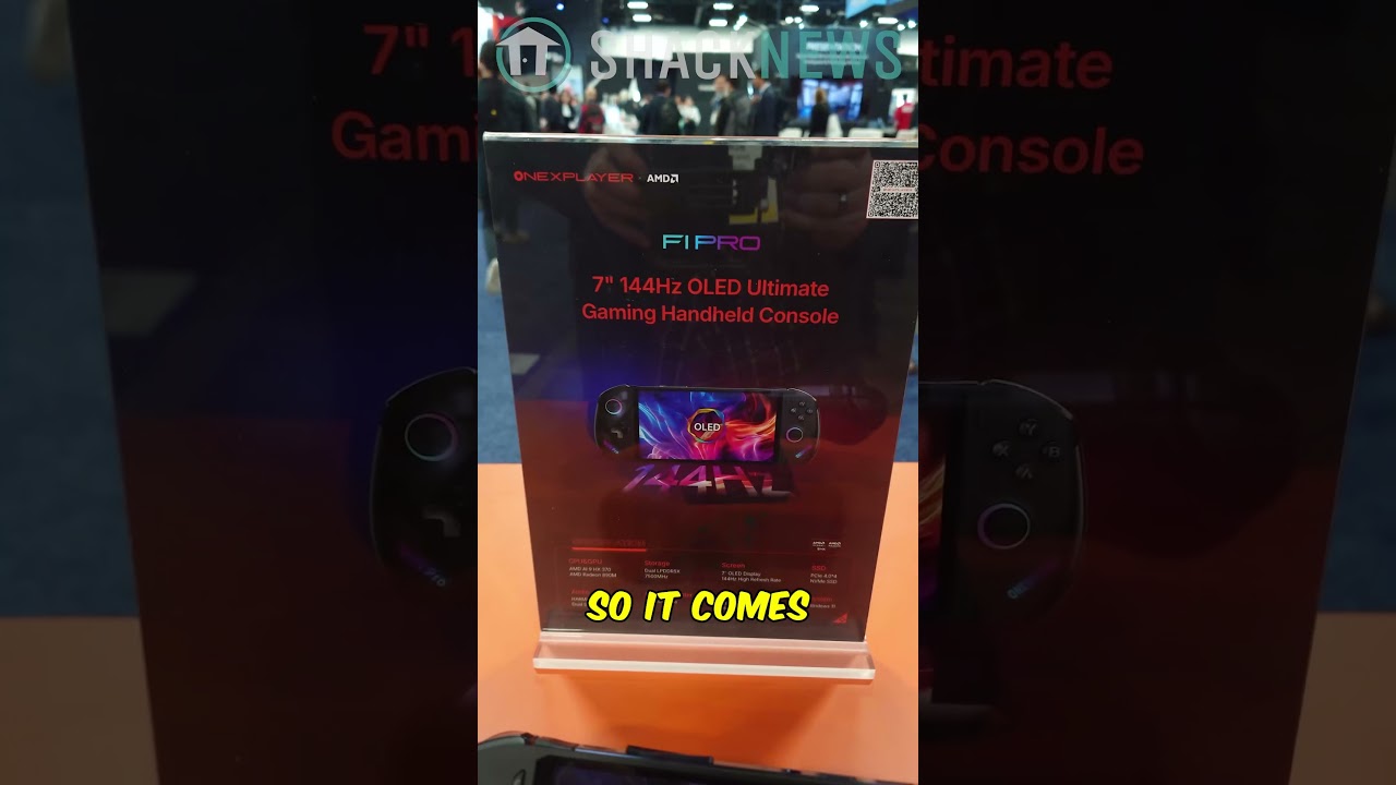 Демоверсия портативной игровой консоли F1Pro за 1280 долларов #игры #технологии #техника