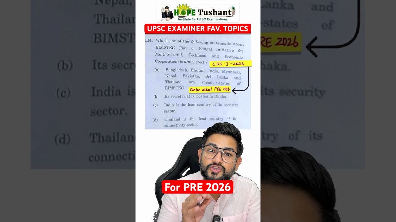 🚫 UPSC telling IMP. Questions for PRE 2026  ‼️ #upsc #ias #prelims2026 #upscprelims2026 #pre2026