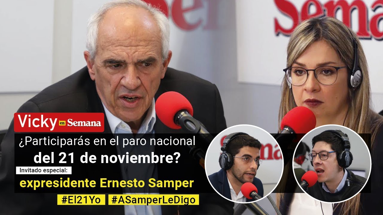 &iquest;Marchar&aacute; en el paro nacional del 21 de noviembre? | Vicky en Semana