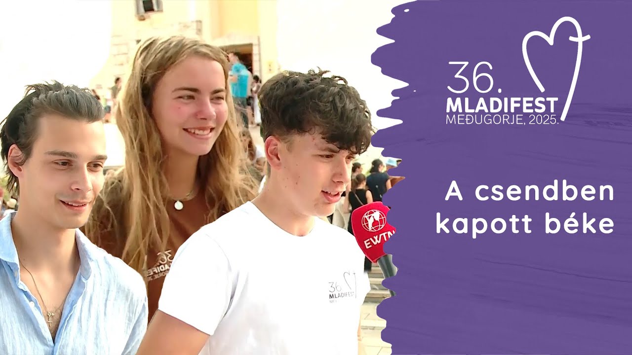 A csendben kapott béke - Bombay Máté , Vörös Júlia és Kovács Bálint - 36. Mladifest