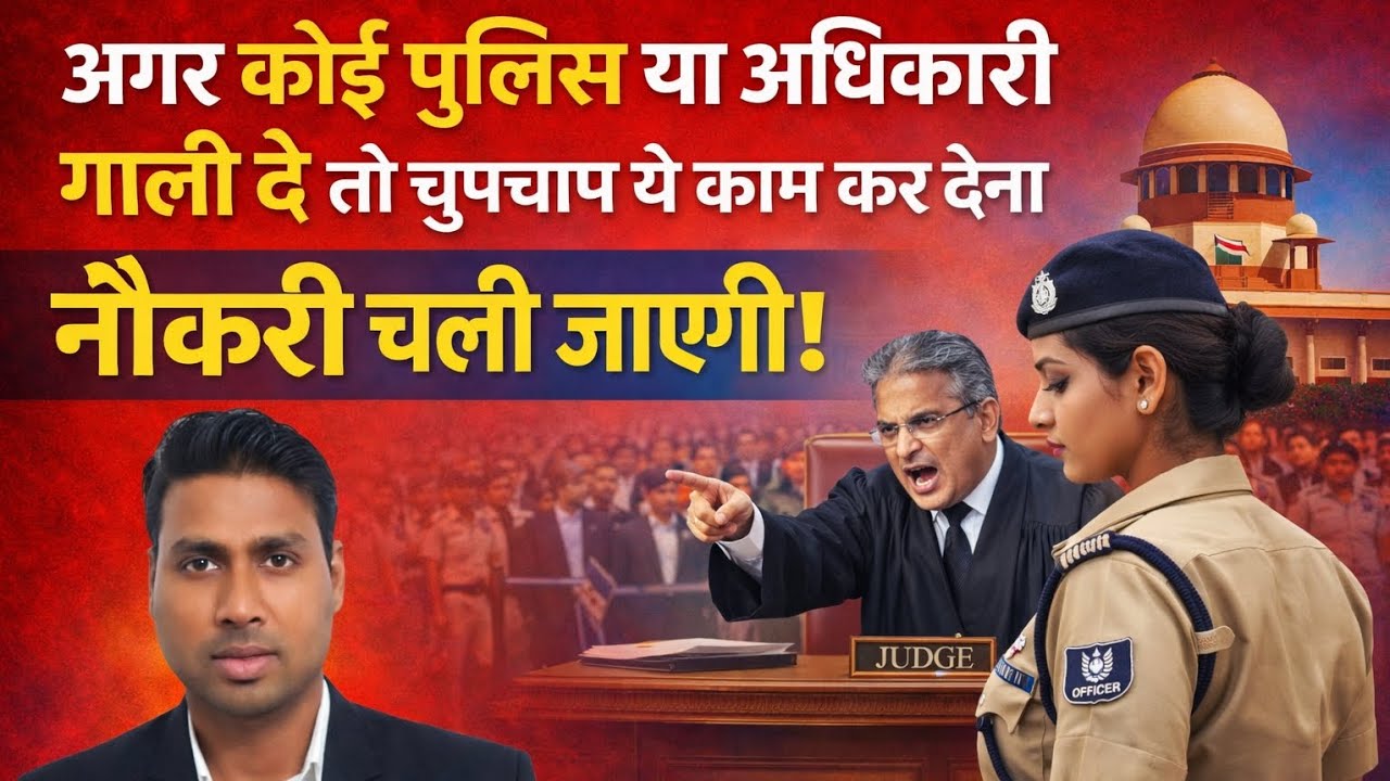 अगर कोई POLICE या अधिकारी गाली दे तो तुरंत करें ये काम | नौकरी चली जाएगी! अपने कानूनी अधिकार जानिए
