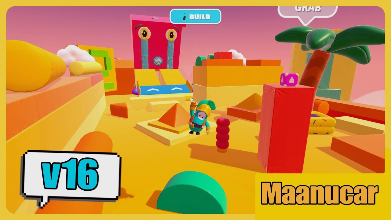 Secret Fall Update v16.0 | Escape Room ft. @maanucarFG  | Map Theme: Desert🌵 | Fall Guys Creative🏆