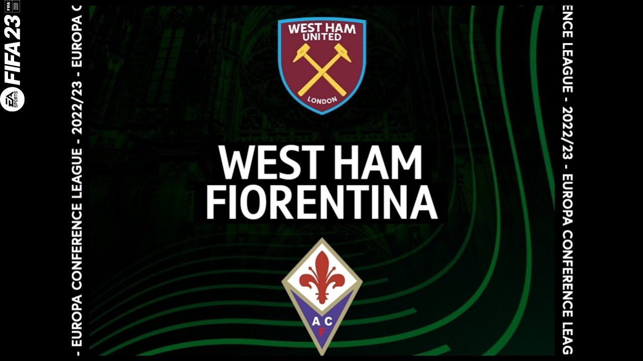 UEFA EUROPA CONFERENCE LEAGUE FINAL | Florentina vs West Ham United | PS5 | Fifa 23 | 4K