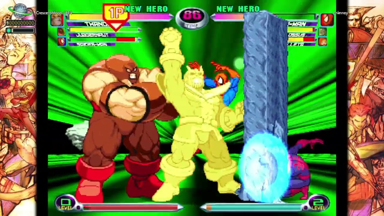 [Marvel vs Capcom 2]マブカプ２Steam対戦69[mvc2]