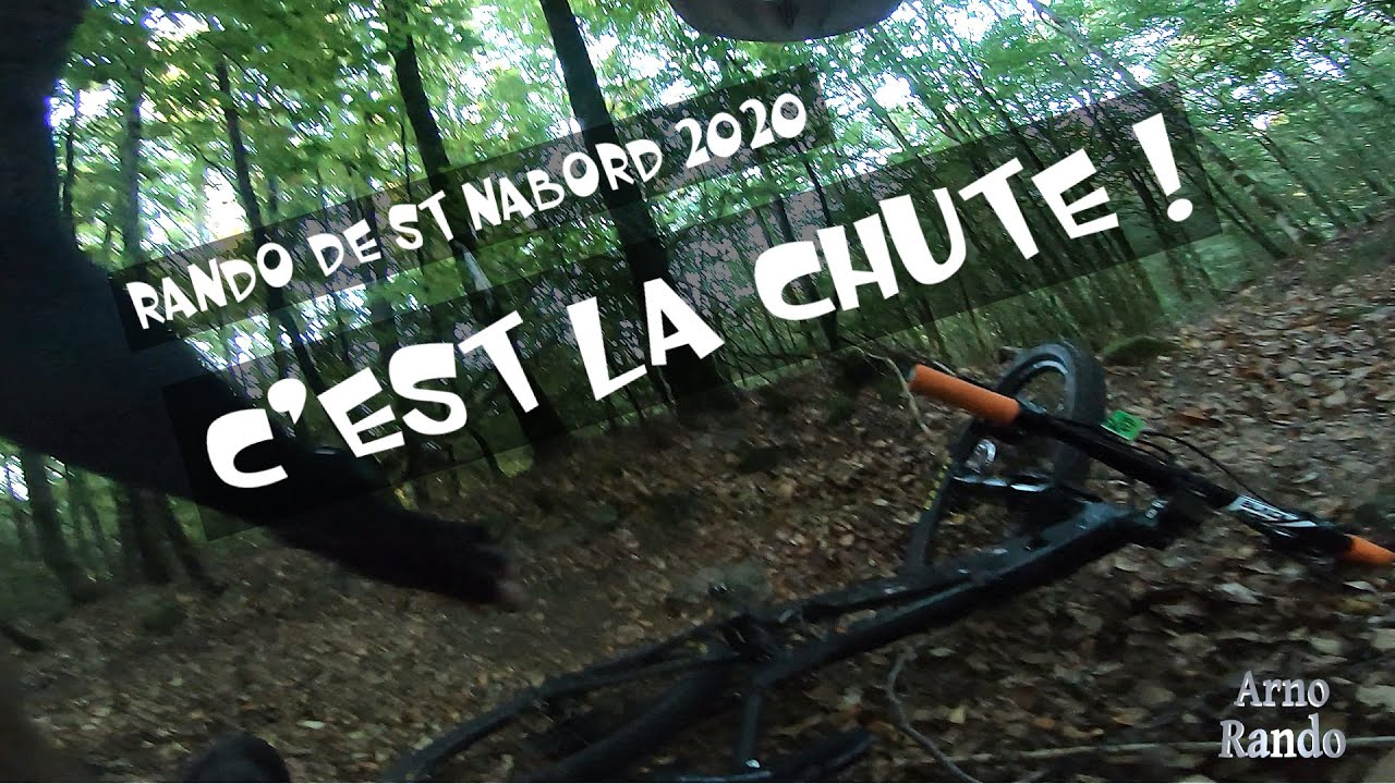 Rando VTT des Hauts de Saint Nabord ! Que du plaisir malgré la chute !