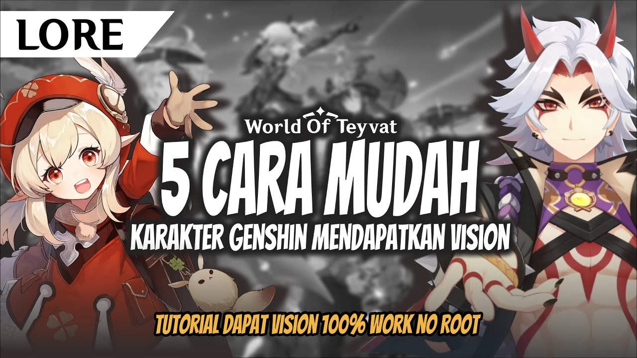 [LORE] Top 5 Cara TERMUDAH Karakter Mendapatkan VISION | Genshin Impact Indonesia