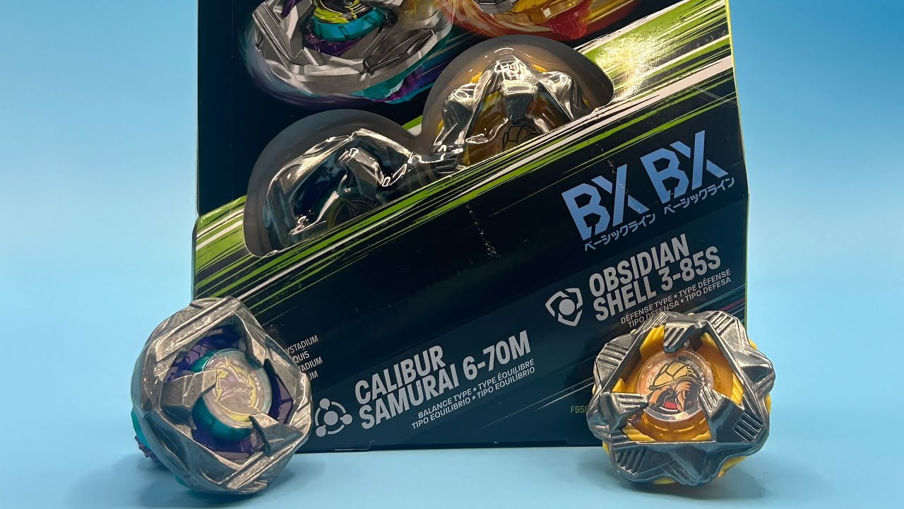 Calibrating Shells! Calibur Samurai & Obsidian Shell Duel Pack Unboxing & Review 