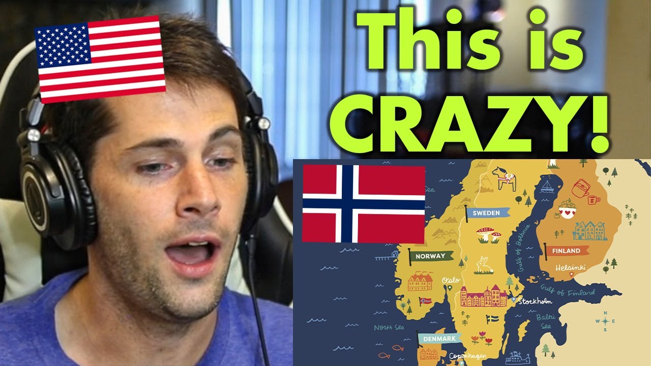 American Reacts to Learning the History of Norway
