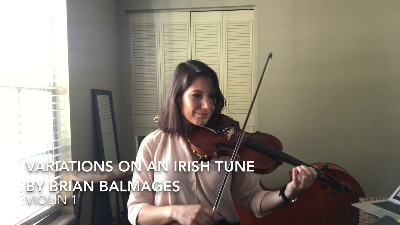 Variations on an Irish Tune, by Brian Balmages - Violin 1 Practice Track