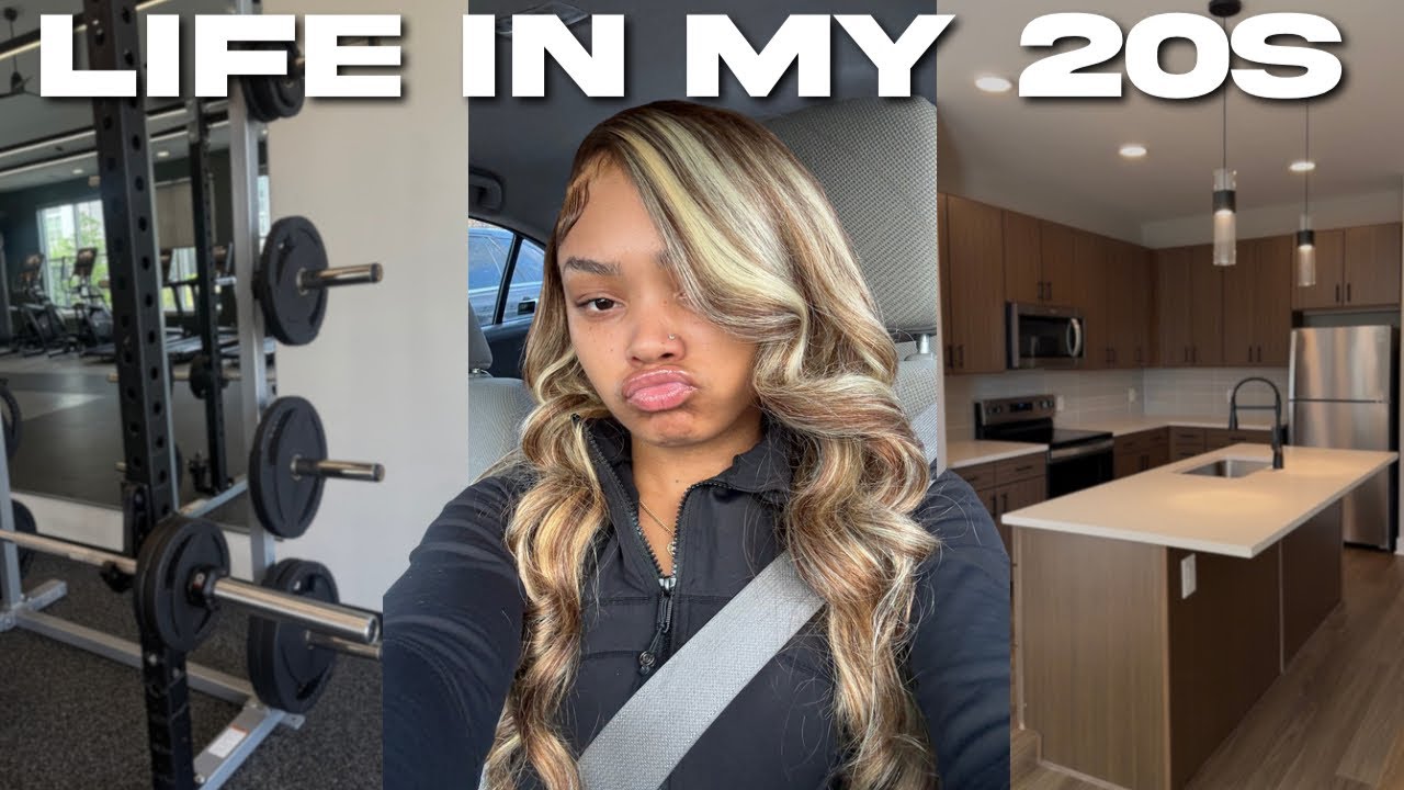 life in my 20s 🤍 | apartment hunting, trying to get my life together, gym, bf's baby shower