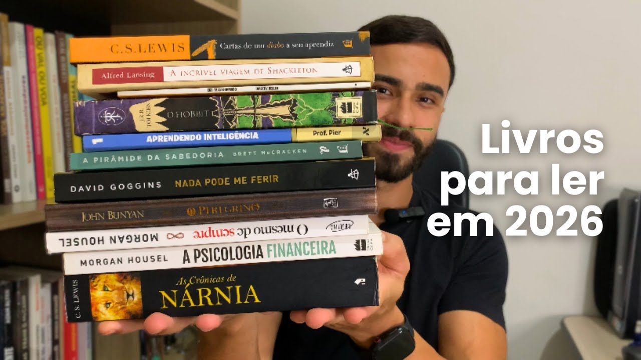 LIVROS PARA LER EM 2026 &mdash; MINHAS RECOMENDA&Ccedil;&Otilde;ES DE LEITURA