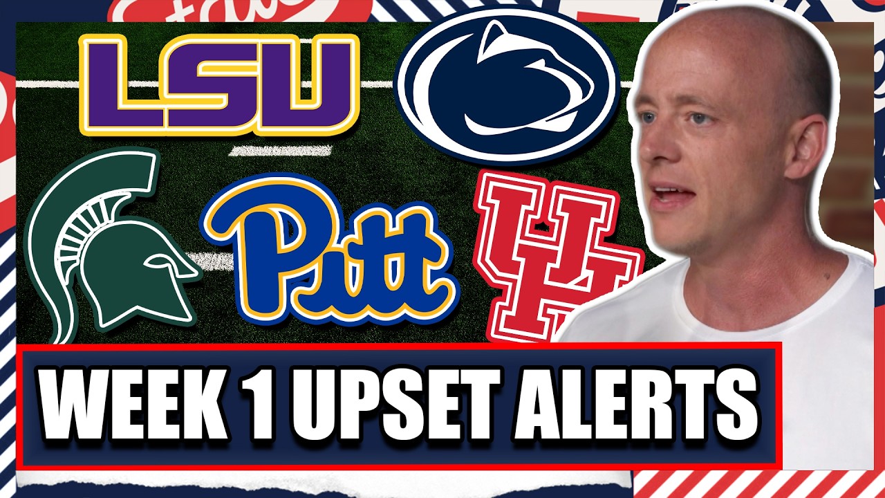 College Football Week 1 UPSET Alerts - Josh Pate's College Football Show