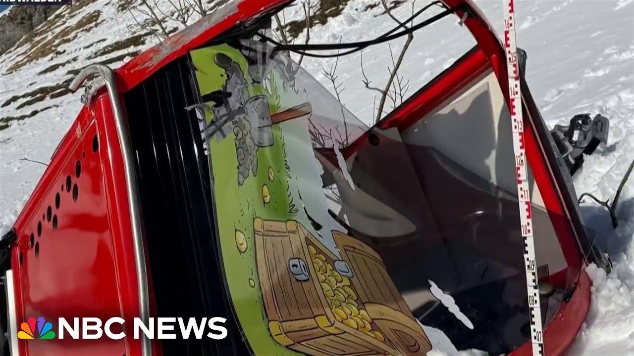 One dead after gondola crash at Swiss ski resort