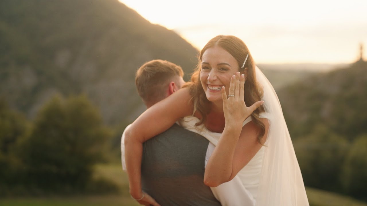 Destination Wedding Italien Hochzeitsfilm in den Bergen der Toskana | Federica & Joshua