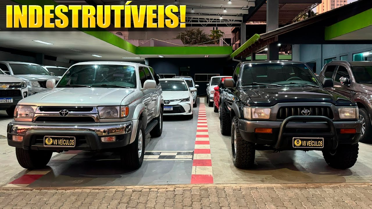 HILUX QUADRADINHAS, A MELHOR GERAÇÃO DA HISTÓRIA? SW4 2002 E CABINE SIMPLES 2004!!