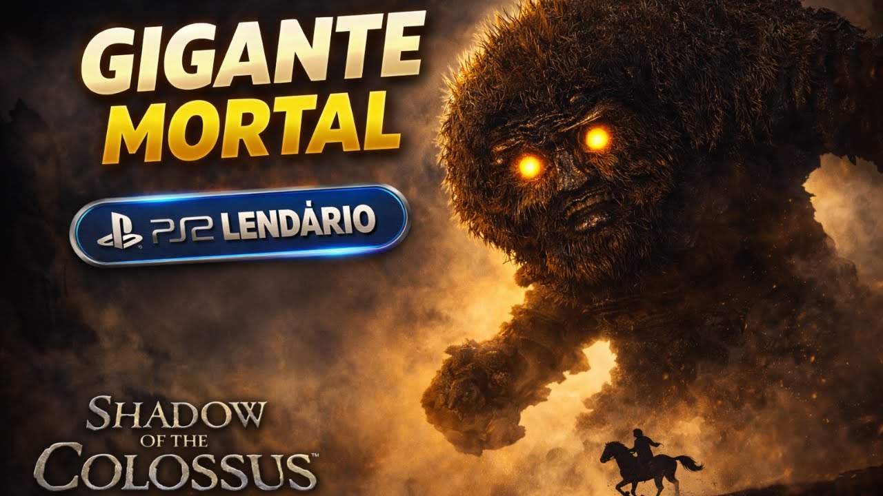 🎮 SHADOW OF THE COLOSSUS PS2 — A LUTA CONTRA OS GIGANTES ⚔️🗿 #PS2#feeshorts #videoshort #shorts