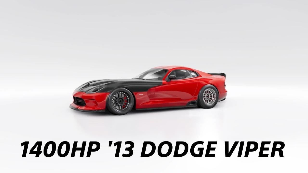 1400HP 13'  DODGE VIPER GTS | THE CREW MOTORFEST