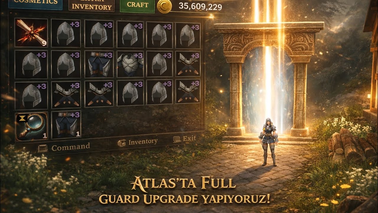 Atlas'ta Full Guard Upgrade Yapıyoruz #nowaonlineworld #Upgrade