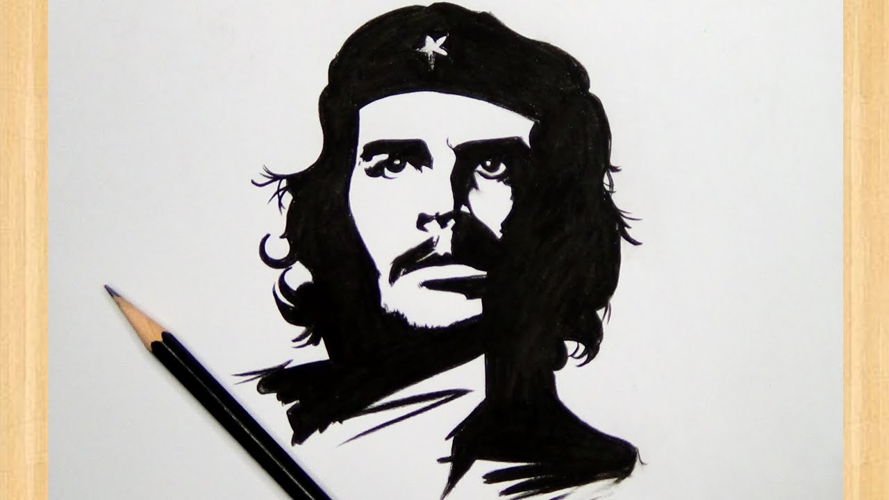 HOW TO DRAW CHE GUEVARA STEP BY STEP FOR BEGINNERS | CHE GUEVARA