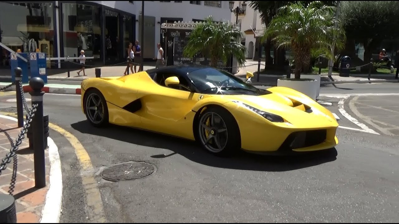 Supercars in Puerto Banus, Marbella August 2015 - incl Laferrari | Avanti Rosso | Speciale A
