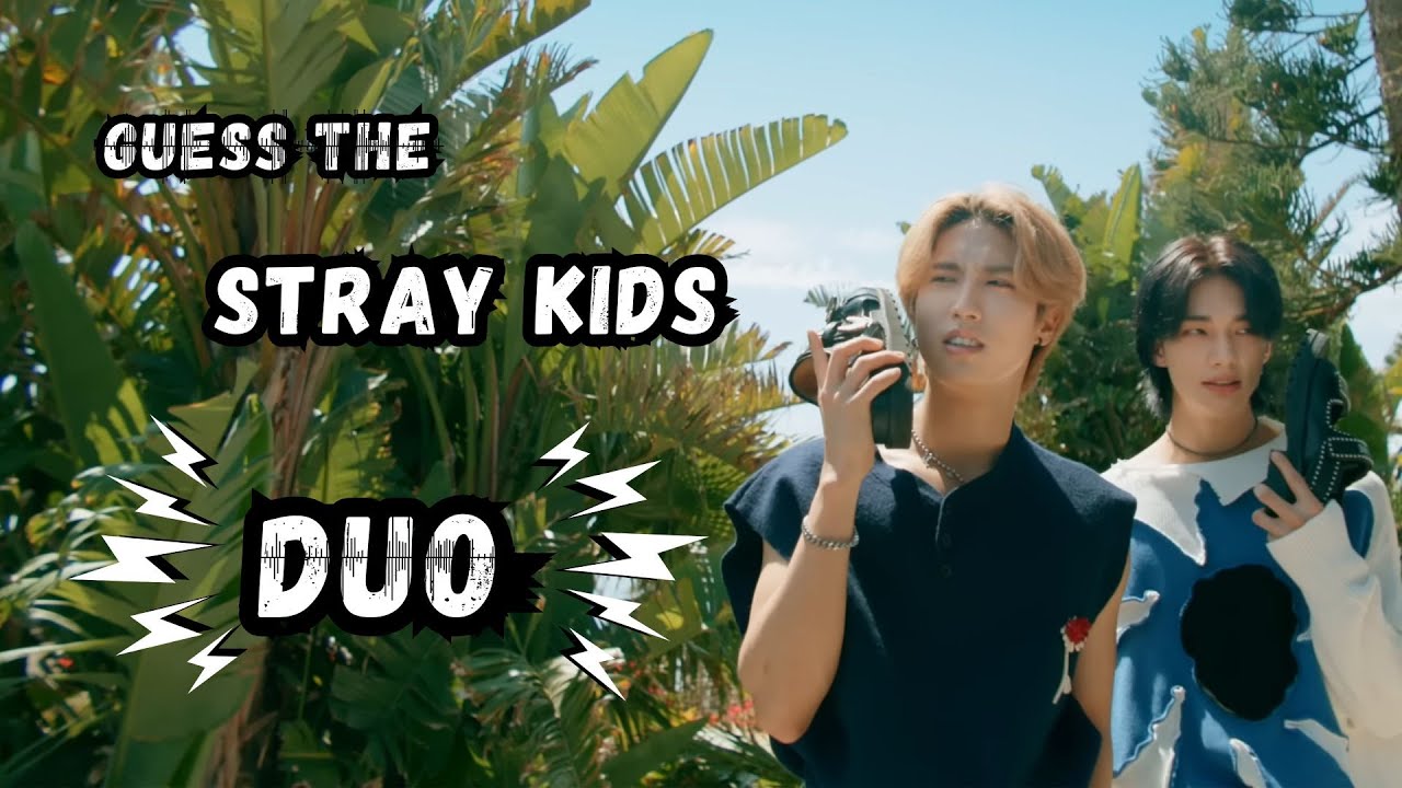 Guess The STRAY KIDS DUO | By Their SINGING