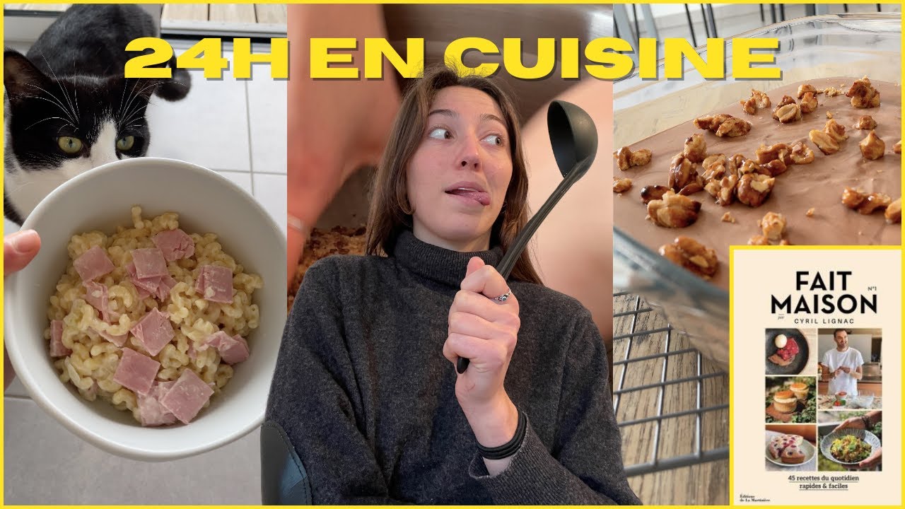 JE FAIS DES RECETTES DE CYRIL LIGNAC PENDANT 24H | Lalo