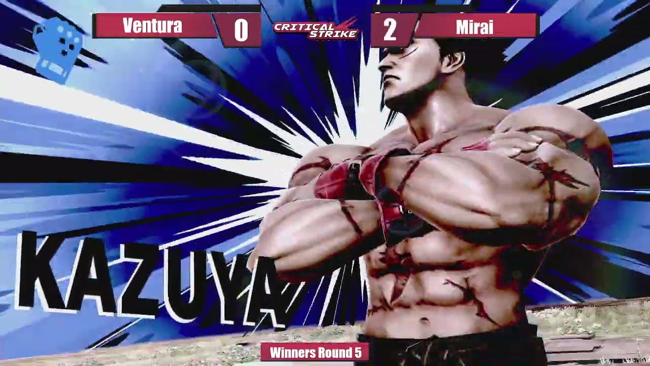 [Critical Strike] Winners Round 5 - Ventura (Fox, Cloud) vs. Mirai (Kazuya)