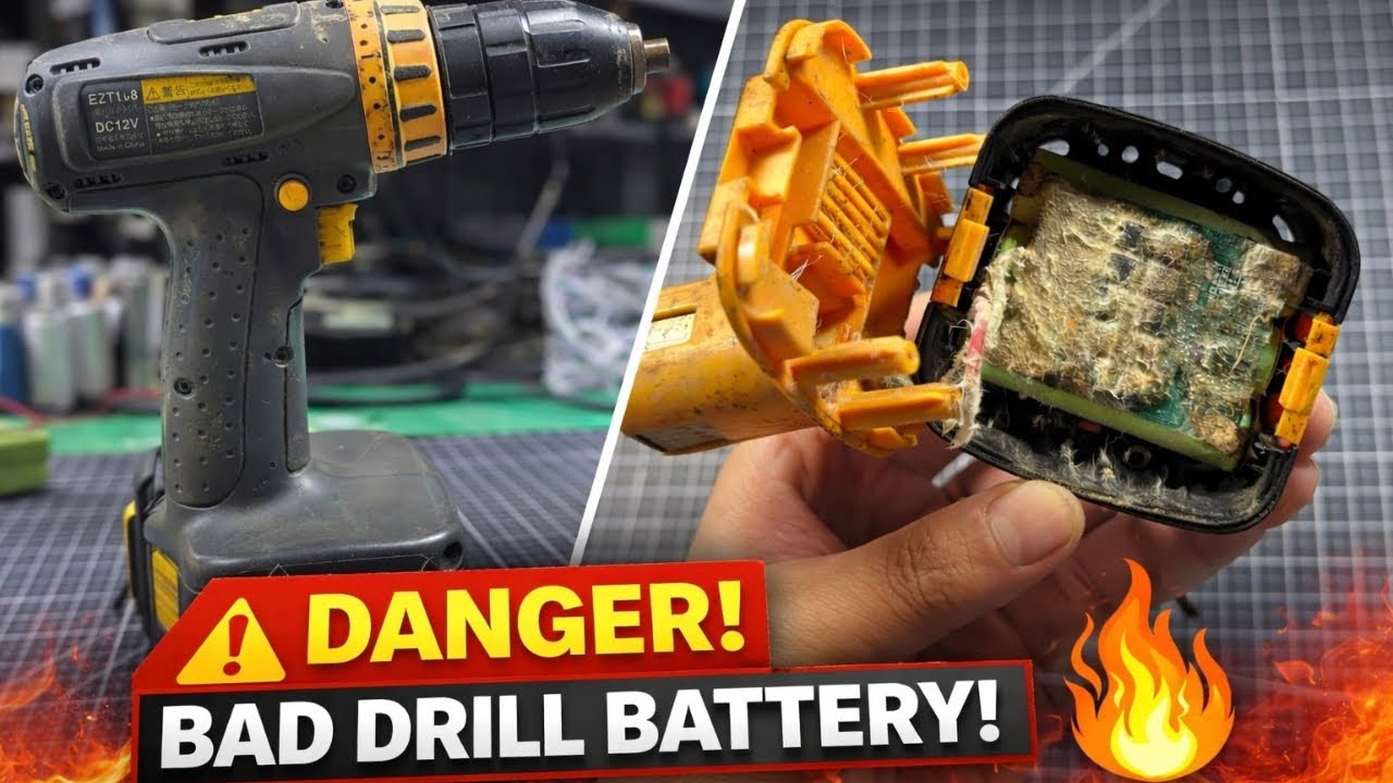 Don’t Let Your Drill Battery End Up Like This! (I Replaced Mine)