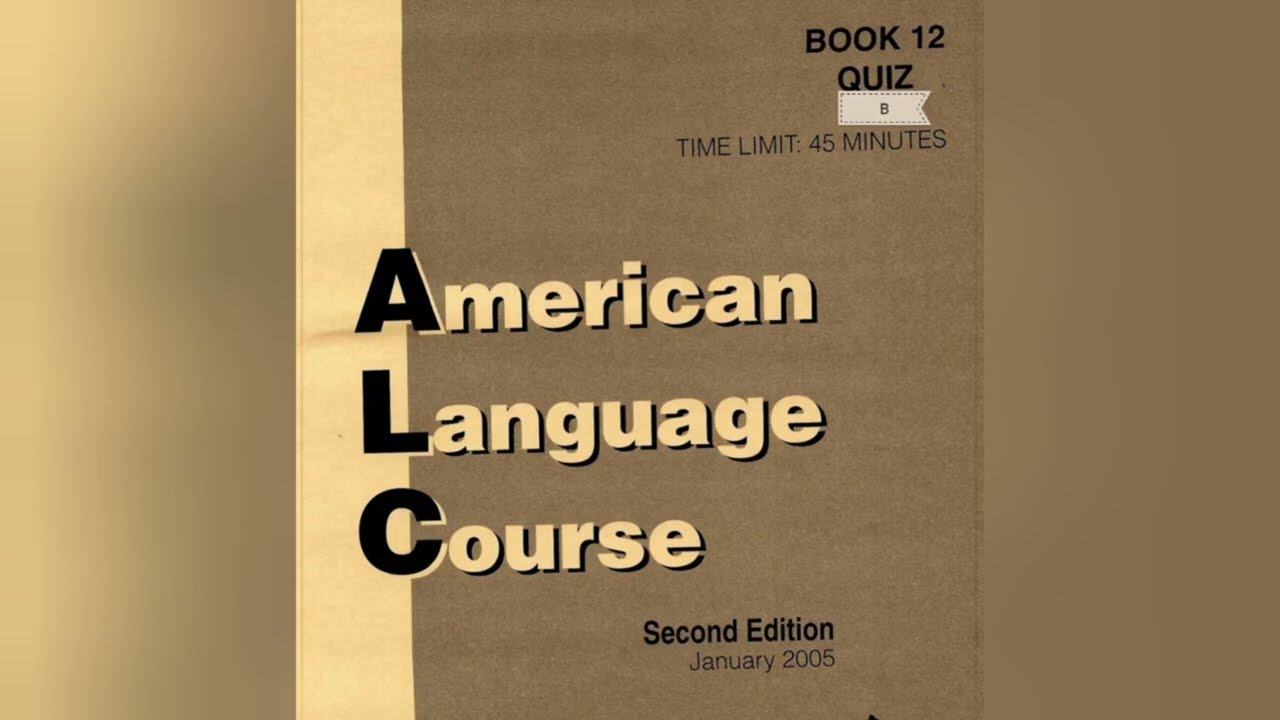 ALC BOOK 12 Quiz B with answers