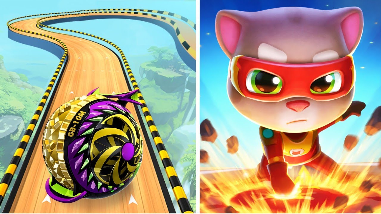 Going Balls vs Talking Tom Hero Dash – Balance vs Super Speed! 🔵🦸🔥 #vdrsgaming