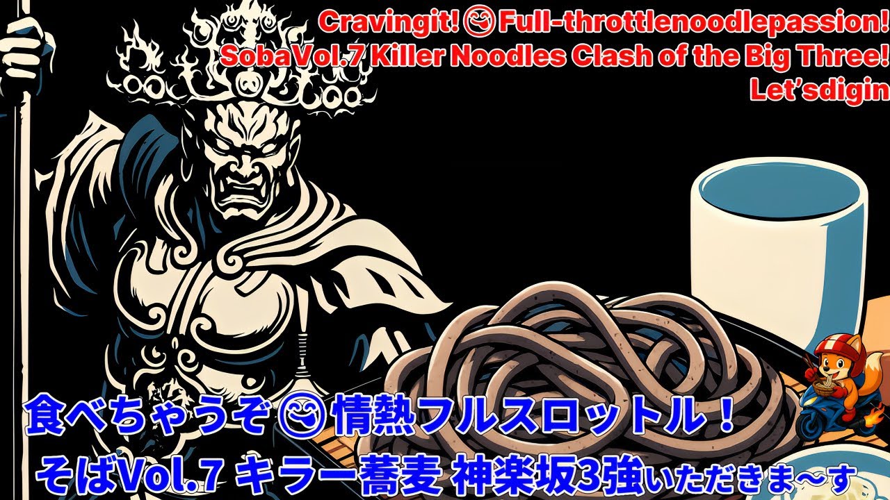 情熱そば旅Vol.7｜神楽坂そば三強対決！神楽坂の路地裏を巡る「隠れ家蕎麦」散歩。上杉謙信の魂を感じる旅🔥🍜Killer Soba Clash in Kagurazaka! Top 3