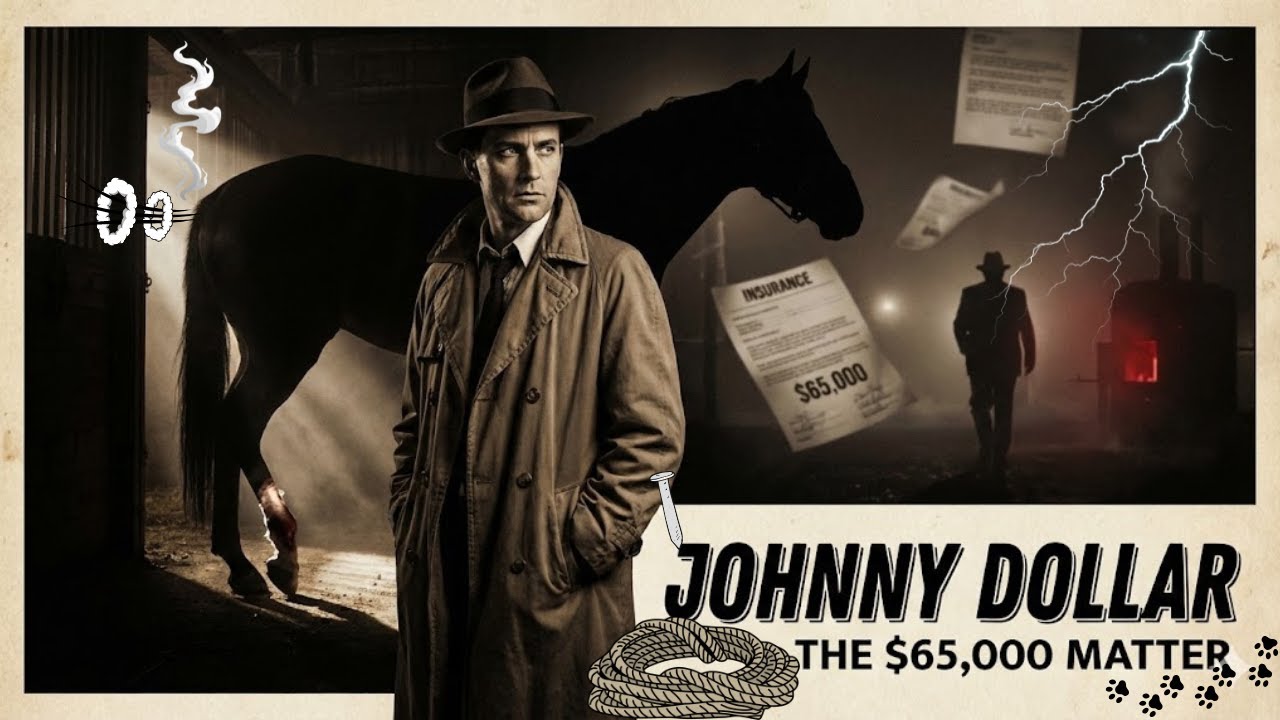 Yours Truly, Johnny Dollar 👉 $65,000 Horse “Accident”?! | Old Time Radio