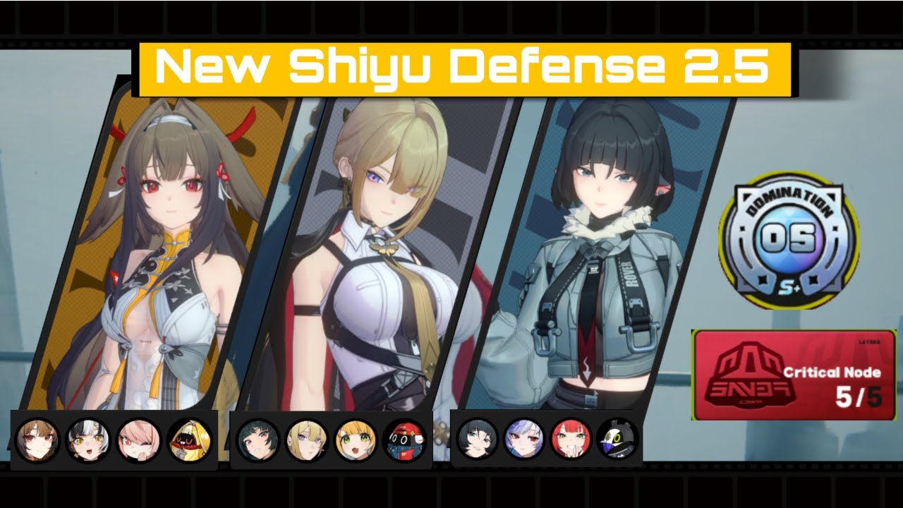 New Shiyu Defense 2.5!!! Zenless Zone Zero - Evelyn M0W1 - Shunguang M0W1 - Jane M0W0
