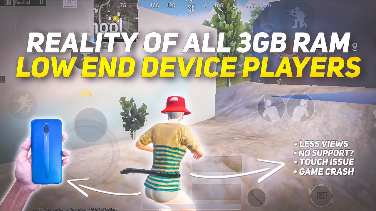 REALITY OF ALL 3GB RAM PLAYERS 🥺 | LOW END DEVICE | REDMI 8A DUAL