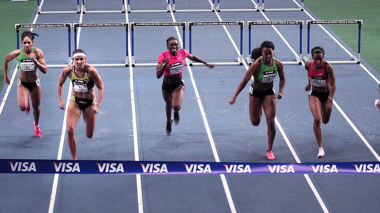 Lolo Jones 50M Hurdles Win At Madison Square Garden