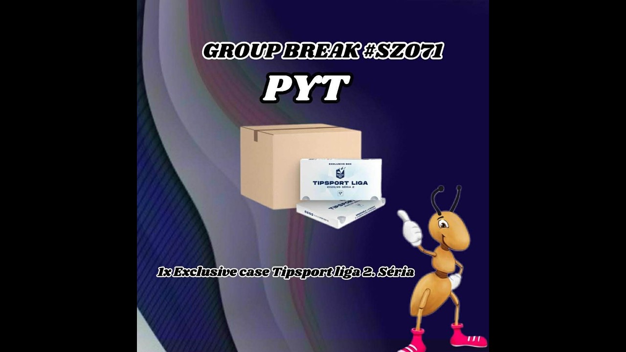 Group Break #SZ071: 1x Exclusive Case – 2025-26 SportZoo Tipsport Liga II. – Team Buy