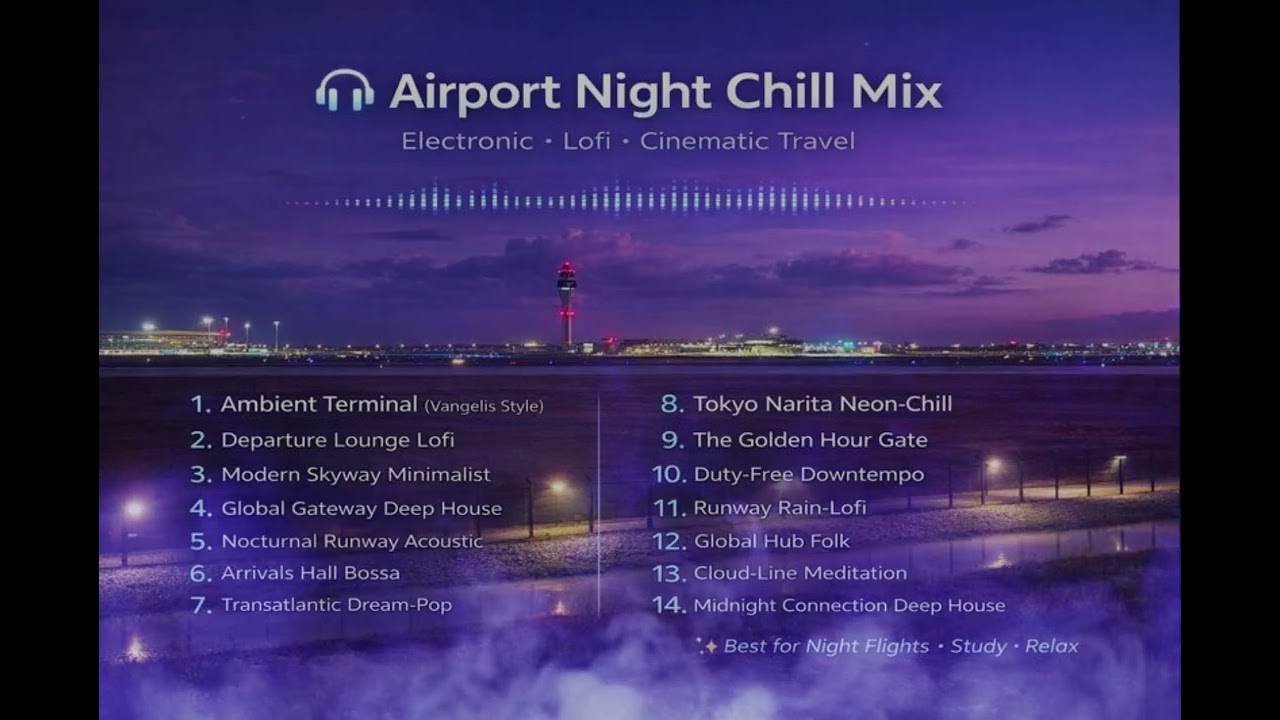 Departure Lounge | Lofi & Ambient Beats to Study, Relax, and Dream of Travel