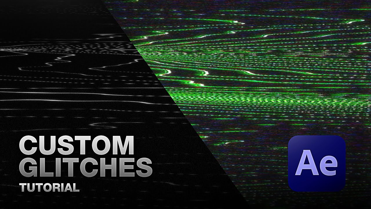 How To Create Glitch Overlays.. (From Scratch)